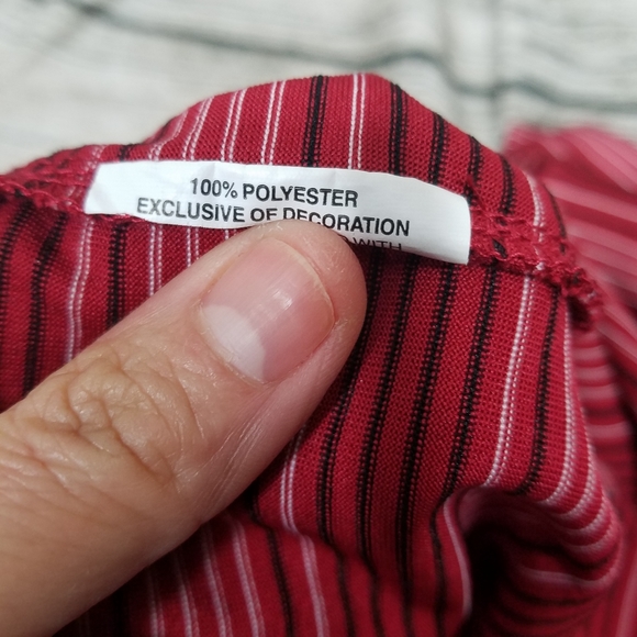 PGA TOUR Mens Jockey Red Striped Short Sleeves Golf Polo Shirt XL.Pit to pit a - Picture 7 of 7